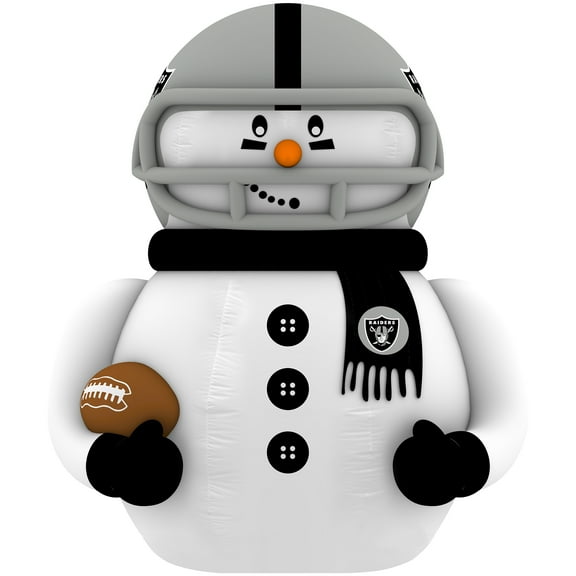 Las Vegas Raiders 7' Inflatable Snowman Player
