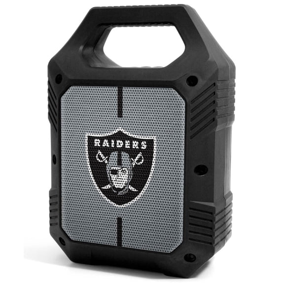 SOAR NFL Large LED Speaker with FM Radio- Las Vegas Raiders
