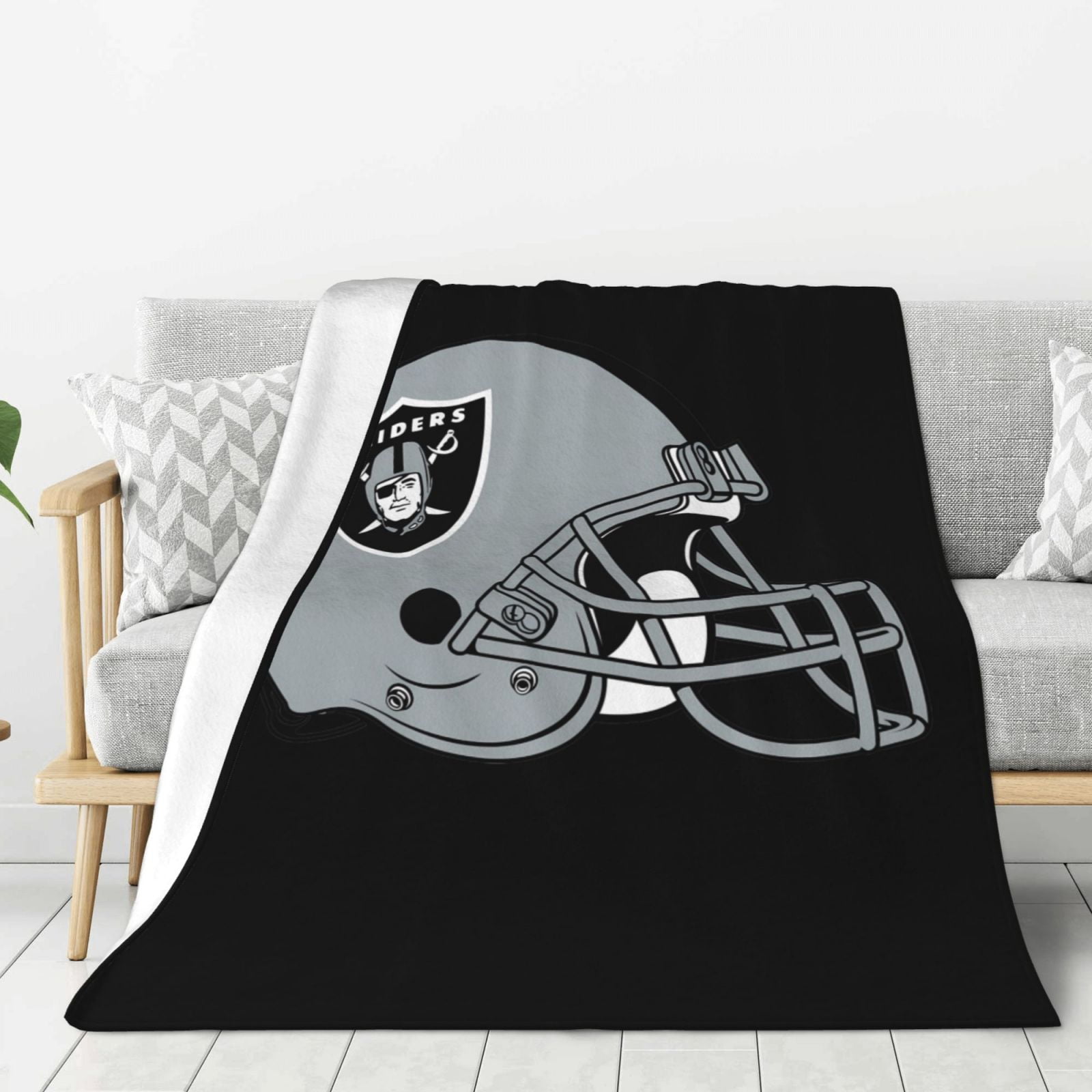 Las_Vegas_Raiders Custom Classic Throw Blanket for Football Fans Gifts