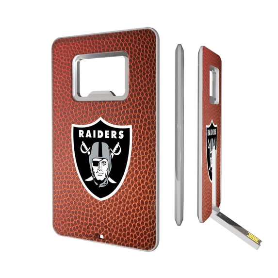 Las Vegas Raiders Football Credit Card USB Drive & Bottle Opener