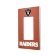 thumbnail image 1 of Las Vegas Raiders Football Design Single Rocker Light Switch Plate, 1 of 4