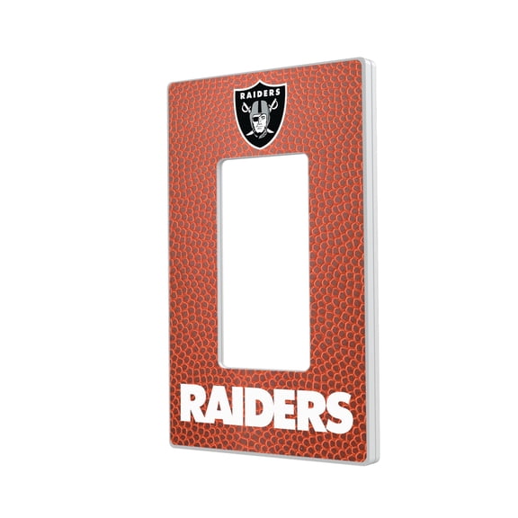 Las Vegas Raiders Football Design Single Rocker Light Switch Plate
