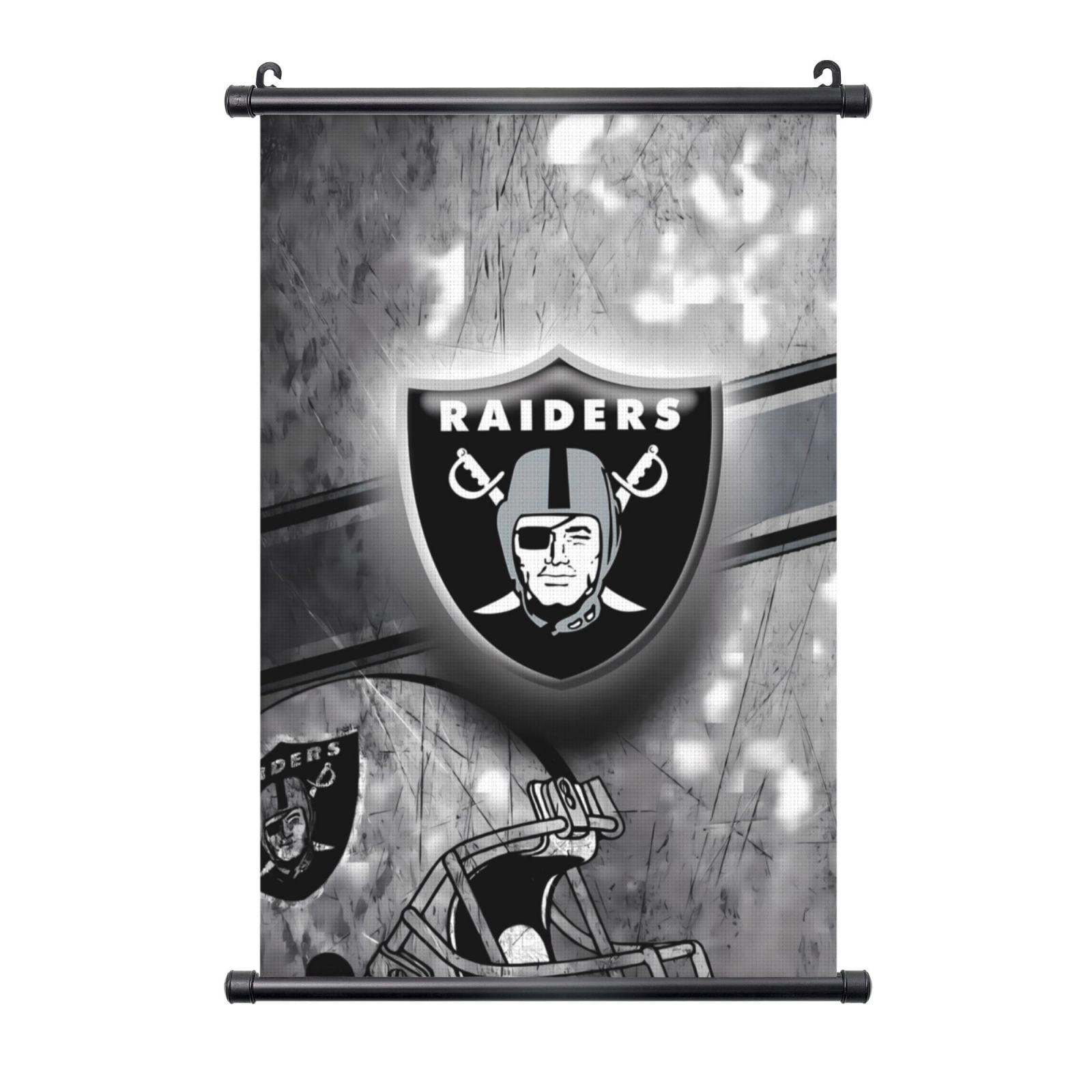 Raiders Football Football Team Custom Pvc Black Axis Hanging Painting
