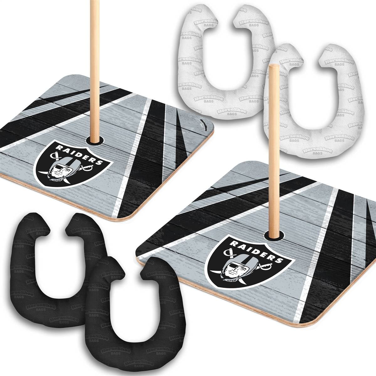 YouTheFan NFL Las Vegas Raiders HorseShoe Bags
