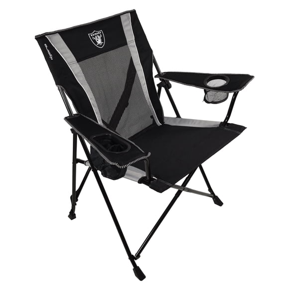 Kijaro Dual Lock Pro Las Vegas Raiders Seat Lock Camping Chairs with Carry Bag