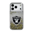 thumbnail image 1 of Las Vegas Raiders Linen Logo iPhone Glitter Case, 1 of 6