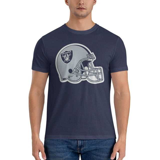 Las-Vegas-Raiders Men'S Cotton, Moisture-Wicking Crew T-Shirt Adult ...