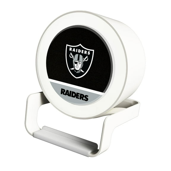 Las Vegas Raiders Night Light Wireless Charger And Bluetooth Speaker