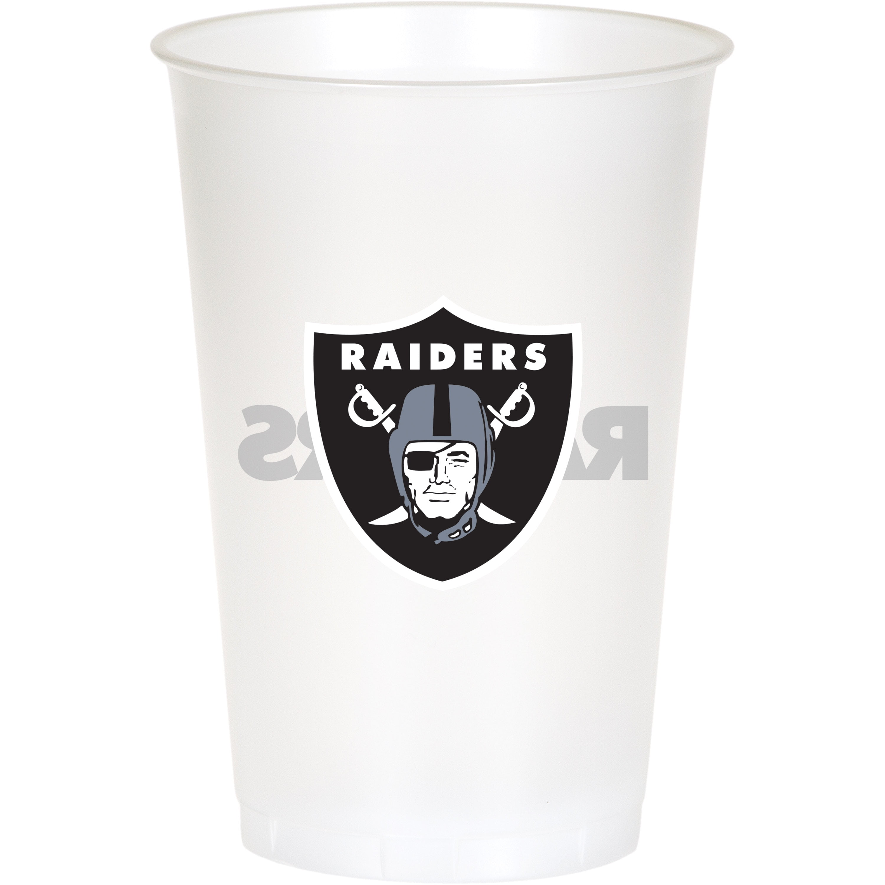 Las Vegas Raiders Plastic Cups, 24 Count 