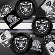 NFL Las Vegas Raiders Tableware Kit, 65 Ct