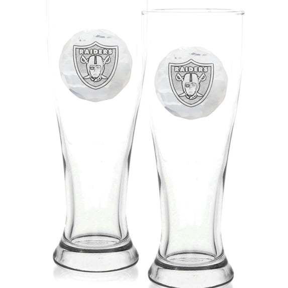 Las Vegas Raiders Two-Piece Pilsner Set