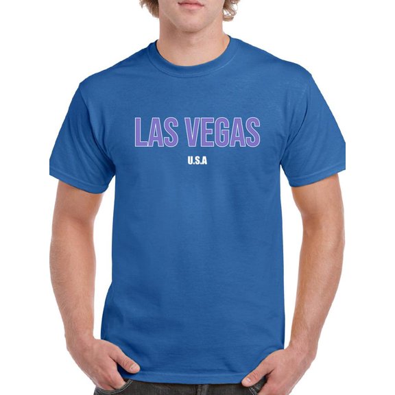 Las Vegas Retro Sports T-Shirt Men -Image by Shutterstock, Male Medium