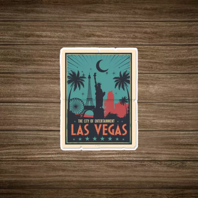 Autocollant Vinyle Découpé North Las Vegas Nevada - Skyline Et Monuments, Marque IYVM