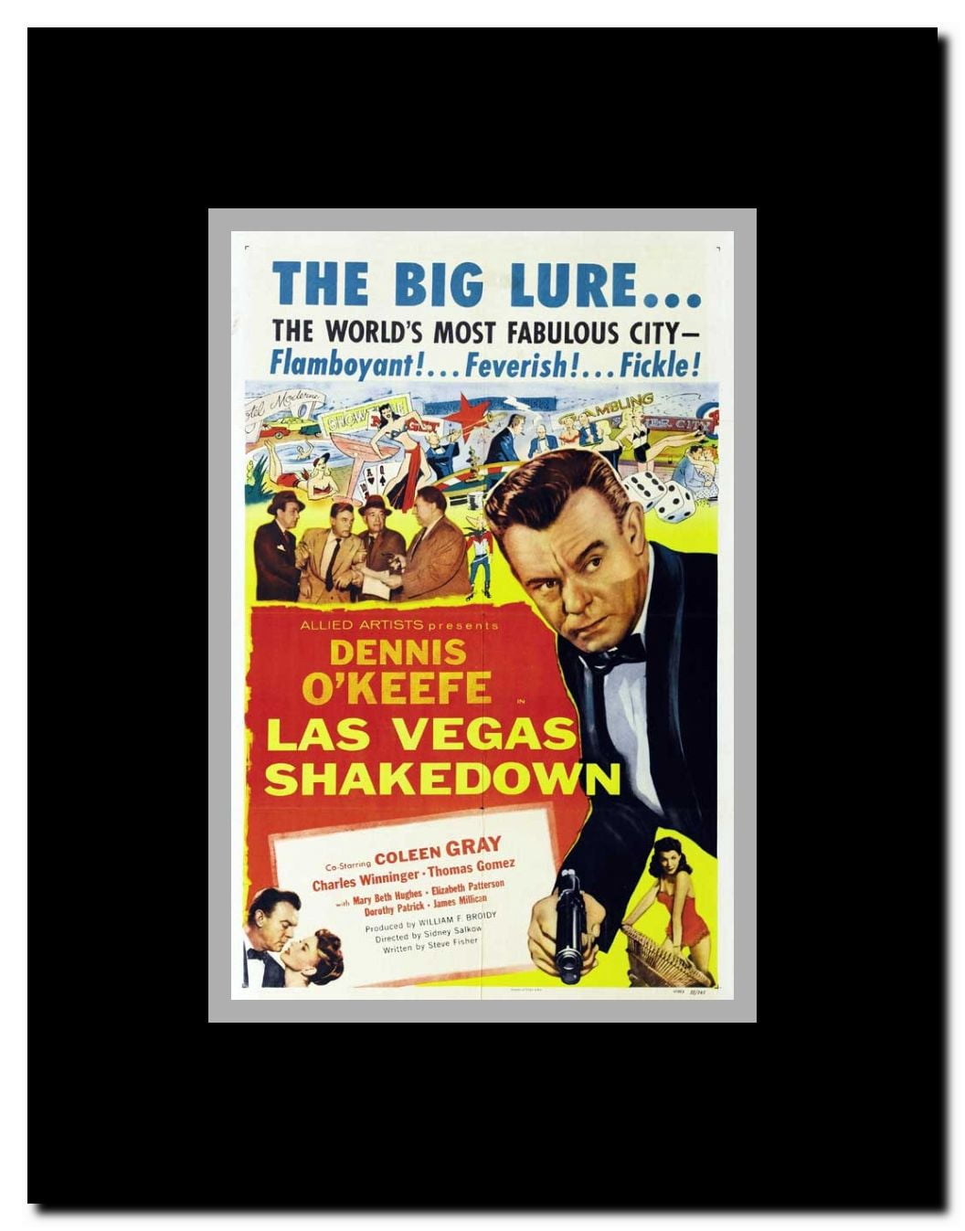 Las Vegas Shakedown Framed Movie Poster