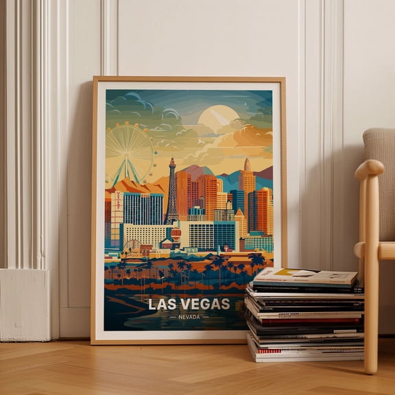 Las Vegas Skyline Nevada Wall Decor