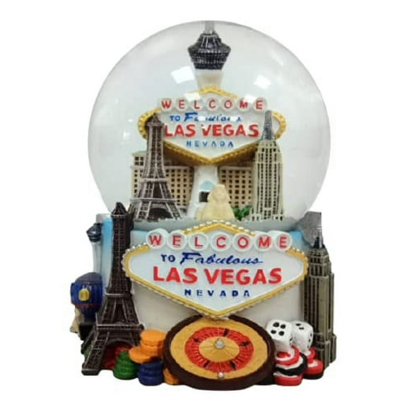 Las Vegas Snow Globe Snow Dome-65MM- Snowglobe - Welcome to Fabulous Vegas