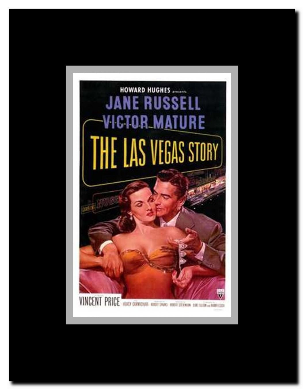 Las Vegas Story Framed Movie Poster