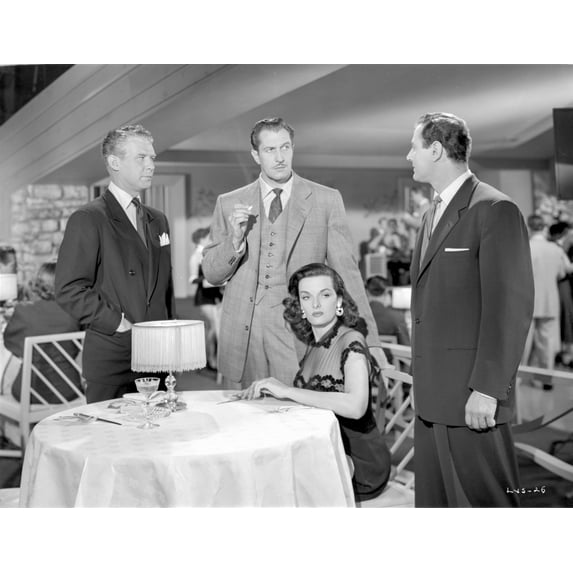 Las Vegas Story Group Picture Black and White Photo Print (24 x 30)