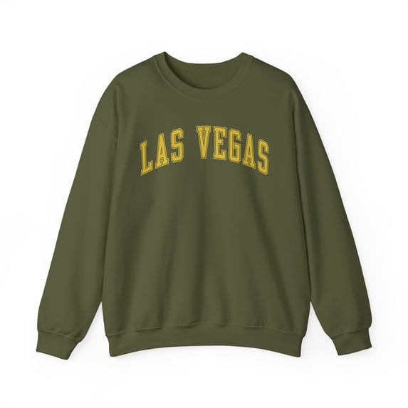 Las Vegas Sweatshirt Gifts Crew Neck Shirt Long Sleeve Unisex