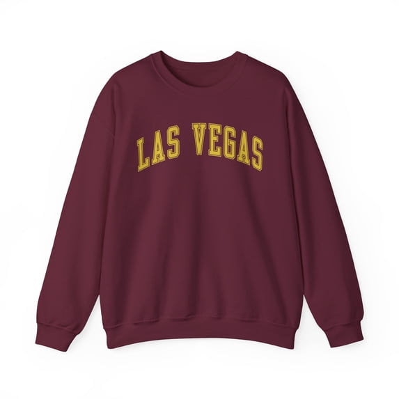 Las Vegas Sweatshirt Gifts Crew Neck Shirt Long Sleeve Unisex