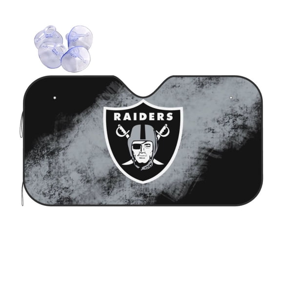 Las_Vegas Team Custom Car Windshield Sun Visor With Suction Cup Anti-Ultraviolet Sunshade Accessories Car Heat Insulation American Football Fan Gift Suitable For Most Models