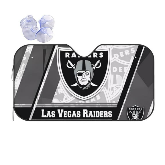 Las_Vegas Team Custom Car Windshield Sun Visor With Suction Cup Anti-Ultraviolet Sunshade Accessories Car Heat Insulation American Football Fan Gift Suitable For Most Models