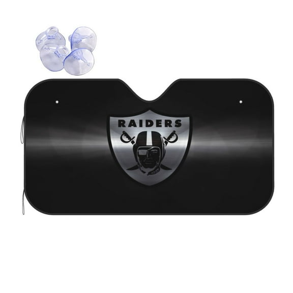 Las_Vegas Team Custom Car Windshield Sun Visor With Suction Cup Anti-Ultraviolet Sunshade Accessories Car Heat Insulation American Football Fan Gift Suitable For Most Models