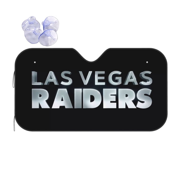 Las_Vegas Team Custom Car Windshield Sun Visor With Suction Cup Anti-Ultraviolet Sunshade Accessories Car Heat Insulation American Football Fan Gift Suitable For Most Models