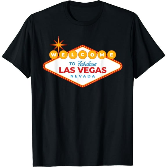 Las Vegas Travel Souvenir Sign Design Vacation Tourist Visit T-Shirt