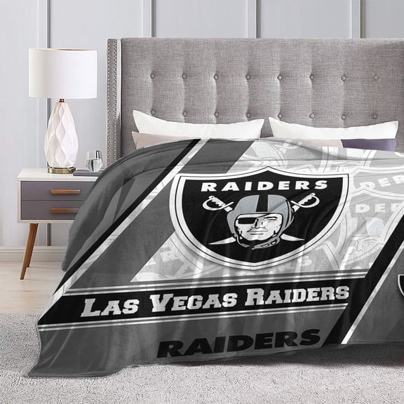 Las_Vegas Ultra-Soft Micro Fleece Throw Blanket Anti Allergic Warm Plush Carpet For Football Team Fans Gift Home Sofa Couch Office Dormitory Bed Car Camp Living Room Decoration All Season