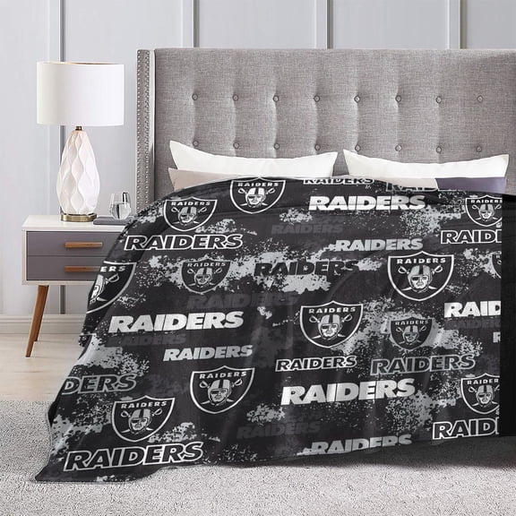 Las_Vegas Ultra-Soft Micro Fleece Throw Blanket Anti Allergic Warm Plush Carpet For Football Team Fans Gift Home Sofa Couch Office Dormitory Bed Car Camp Living Room Decoration All Season
