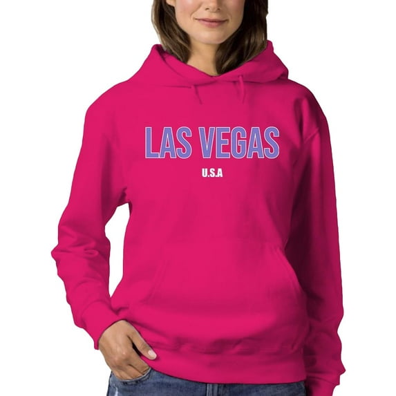 Las Vegas Usa Sports Style Hoodie Women -Image by Shutterstock, Female Medium