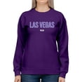 thumbnail image 1 of Las Vegas Usa Sports Style Sweatshirt Women -Image by Shutterstock, Female 3X-Large, 1 of 4