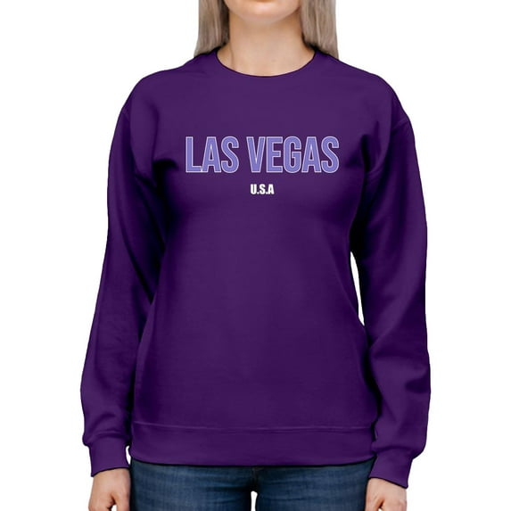 Las Vegas Usa Sports Style Sweatshirt Women -Image by Shutterstock, Female 3X-Large