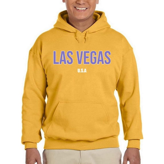 Las Vegas Varsity Style Hoodie Men -Image by Shutterstock, Male 4X-Large