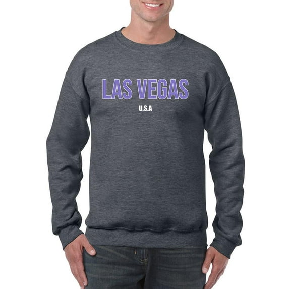 Las Vegas Varsity Style Sweatshirt Men -Image by Shutterstock, Male 3X-Large