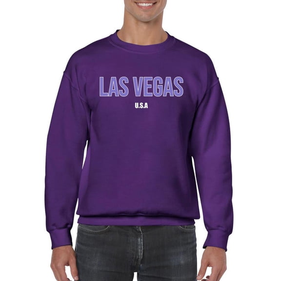 Las Vegas Varsity Style Sweatshirt Men -Image by Shutterstock, Male Large