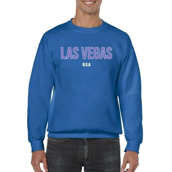 Las Vegas Varsity Style Sweatshirt Men -Image by Shutterstock, Male Small