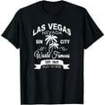 thumbnail image 1 of Las Vegas Vintage Retro Distressed Souvenir Vacation T-Shirt, 1 of 3