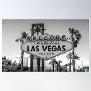 Las Vegas Vintage Vibe Poster Wall Art, Modern Wall Decor, 8x12 UNFRAMED