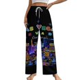 thumbnail image 1 of Las Vegas Women's Pajamas Pajama Pants Women's Sleepwear Lounge Sleep Bottoms Stretch with Pockets, 1 of 7
