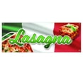 thumbnail image 1 of Lasagna 13 oz Vinyl Banner With Metal Grommets, 1 of 4