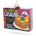 thumbnail image 1 of Lasagna Box Glass Christmas Ornament, 1 of 5