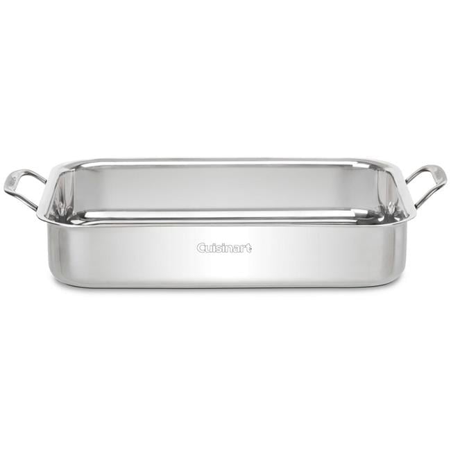 14" Stainless Steel Lasagna Pan with Roasting Rack