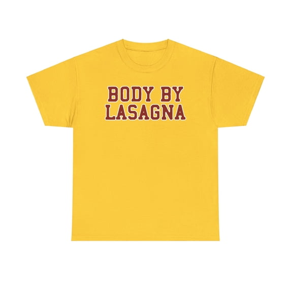 Lasagna Shirt Gifts Tshirt Crew Neck Short Sleeve