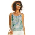 thumbnail image 1 of LASCANA Women's Printed V-Neck Top Hardware, 1 of 5