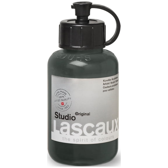 Lascaux Studio Acrylic, 85ml Bottle, Neutral Gray Deep