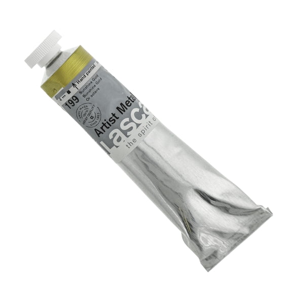 Lascaux Artist Acrylic, 45ml Tube, Metallic Sunshine Gold