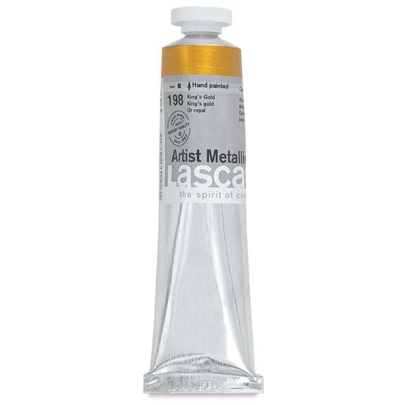 Lascaux Artist Acrylics - Kings Gold, 45 ml tube