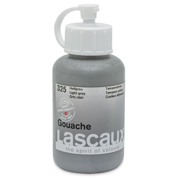 Lascaux Acrylic Gouache - Light Gray, 85 ml bottle